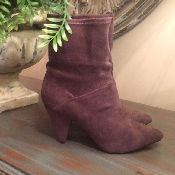 Urban Outfitters Brown Faux Suede Scrunch Boots - Picture 9 of 10
